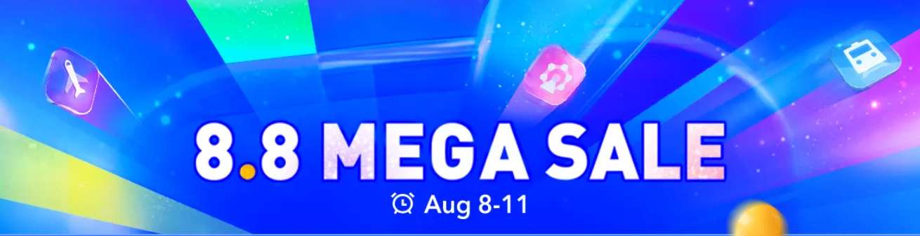 8.8 Mega Sale Philippines 2025: Flight & Hotel Deals | Trip.com