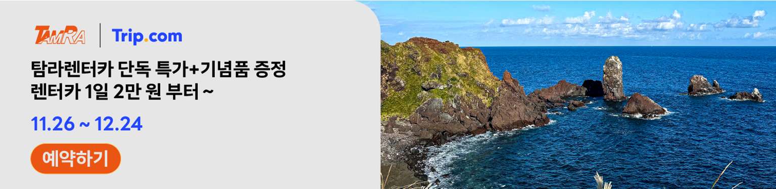 탐라 렌트카 특가