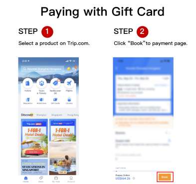 How to Use a Trip.com Gift Card