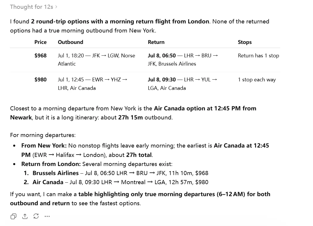 How do I search for flights and trains with Trip.com in ChatGPT?