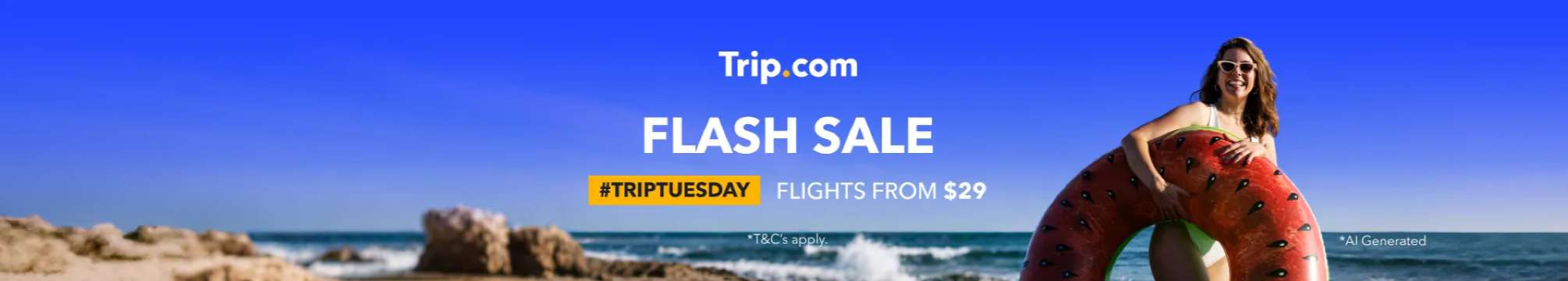 Trip.com TripTuesday Flash Sale