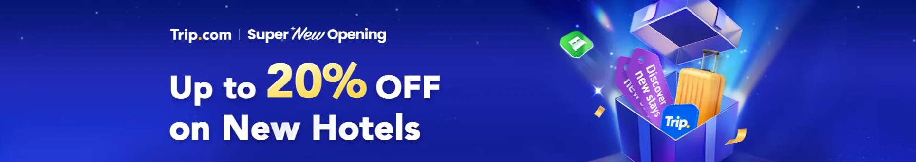Trip.com Promo Code Australia: Trip.com New Hotel Deals – Up to 20% Off New Stays