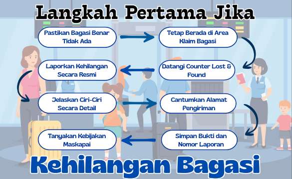 Langkah Jika Kehilangan Bagasi
