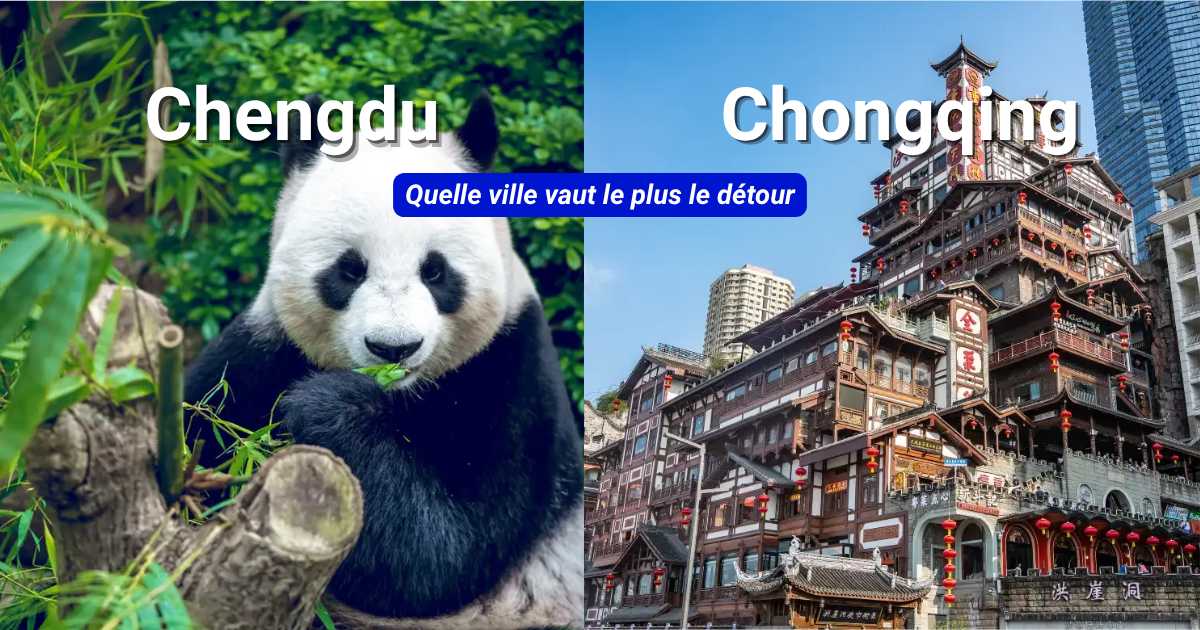 Chengdu ou Chongqing