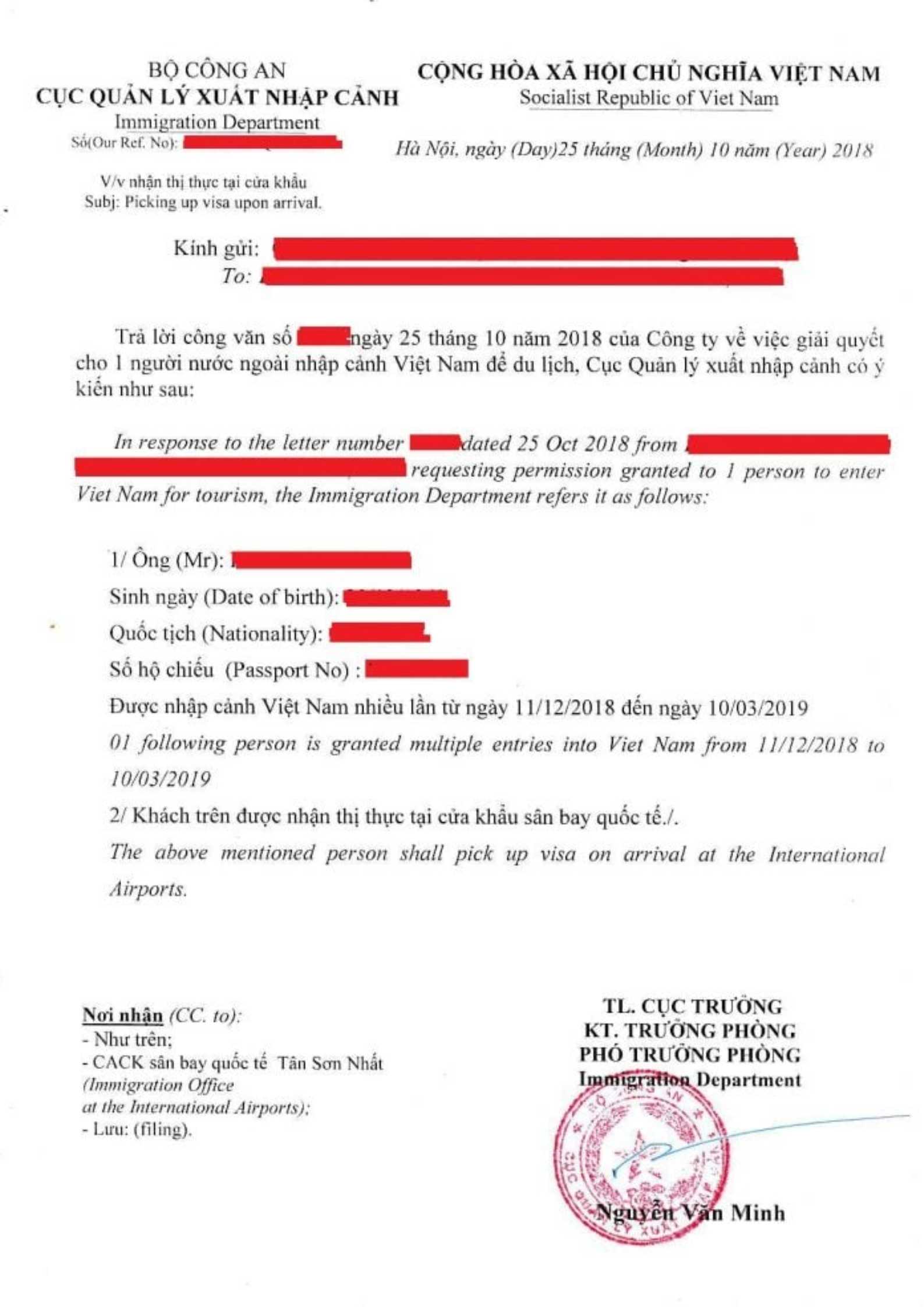 How to apply visa step 3