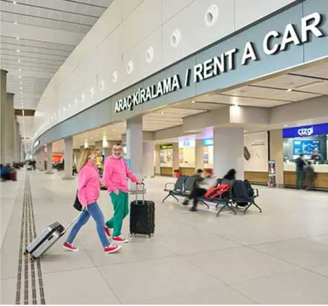 Mietwagen vom Flughafen Istanbul in die Stadt