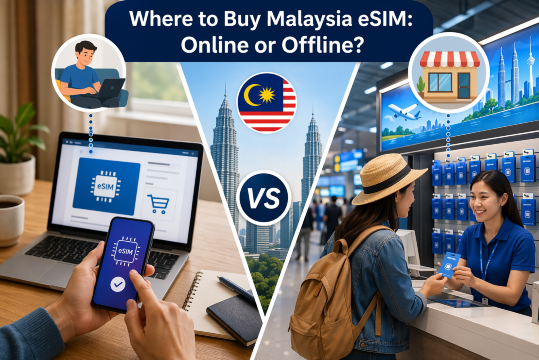 Where to Buy Malaysia eSIM: Online or Offline?