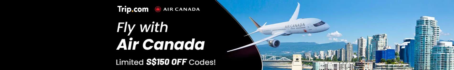 Trip.com Flight Coupon Singapore: Air Canada