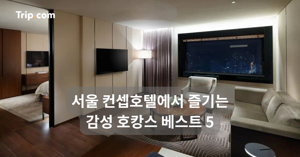 서울 컨셉호텔에서 즐기는 감성 호캉스 베스트 5 | 트립닷컴