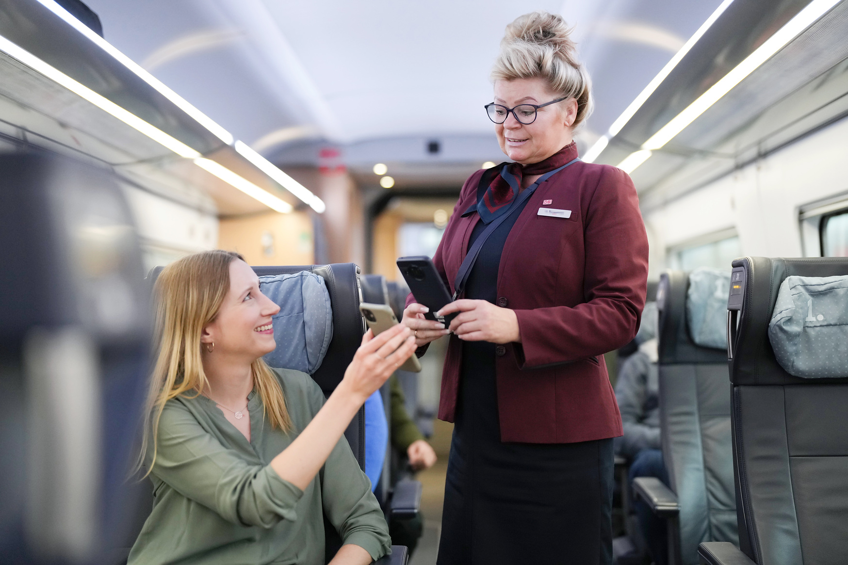 Bordservice am Sitz