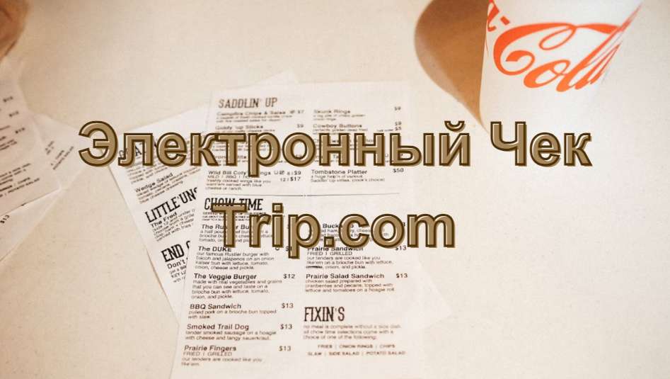 Электронный Чек Trip.com
