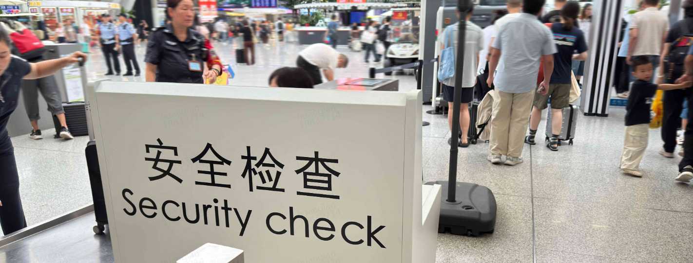 Items Allowed in China Train - Checked Luggage Only
