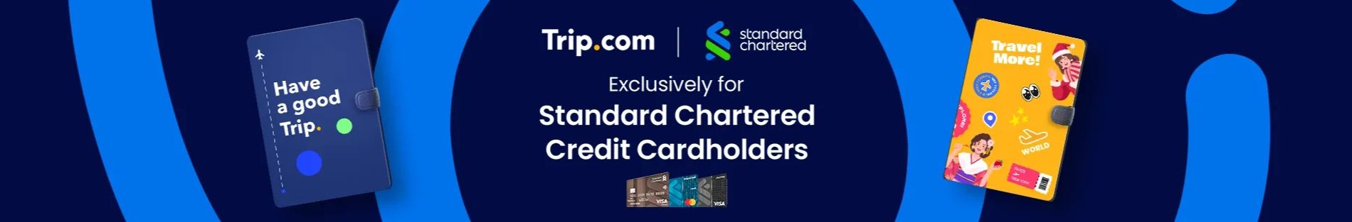 Trip.com Promo Code Singapore: Standard Chartered Credit Card