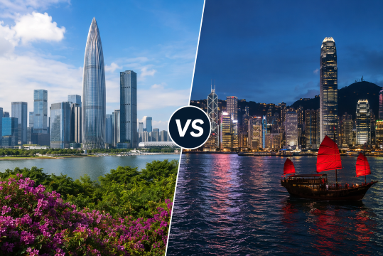 Shenzhen vs Hong Kong weather