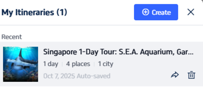 Singapore Intinerary 3