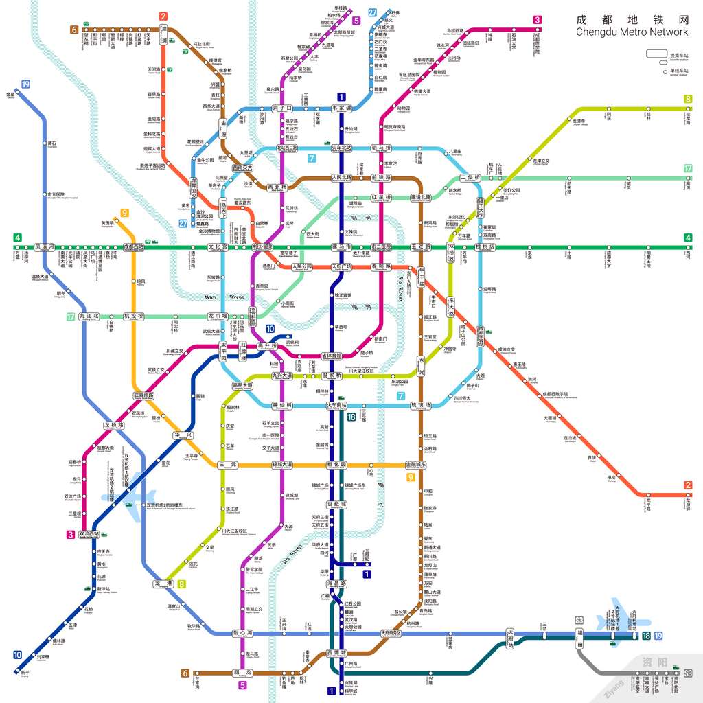 Chengdu Metro Map