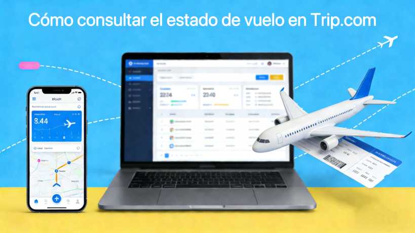 Cómo consultar el estado de vuelo en Trip.com