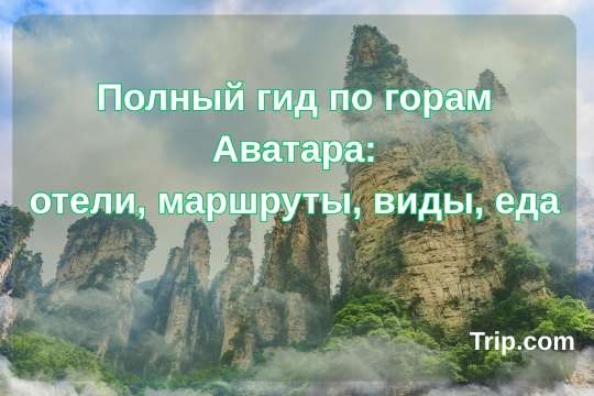 Полный гид по горам Аватара: отели, маршруты, виды, еда| Trip.com