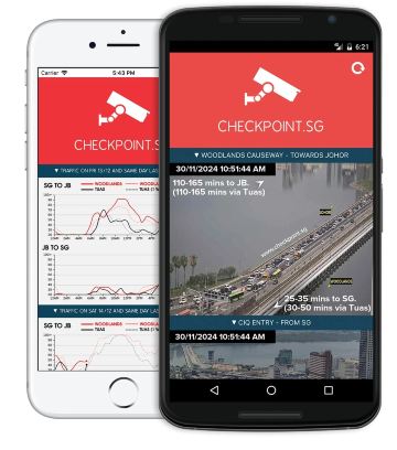 APPS TO TRACK TRAFFIC TO SG