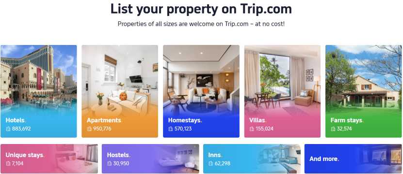 Référencez votre hébergement sur Trip.com dès aujourd’hui