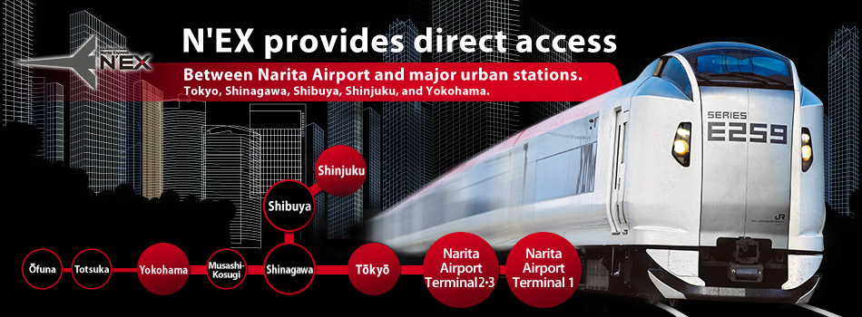 Narita Express จอดสถานีไหนบ้าง