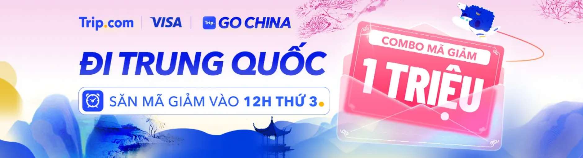 Trip.com Mã ưu đãi VN: Go China - Du lịch Trung Quốc