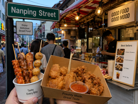 street food at nanping street
