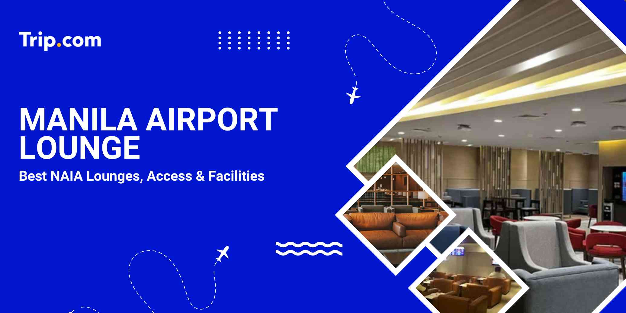 Manila airport lounge