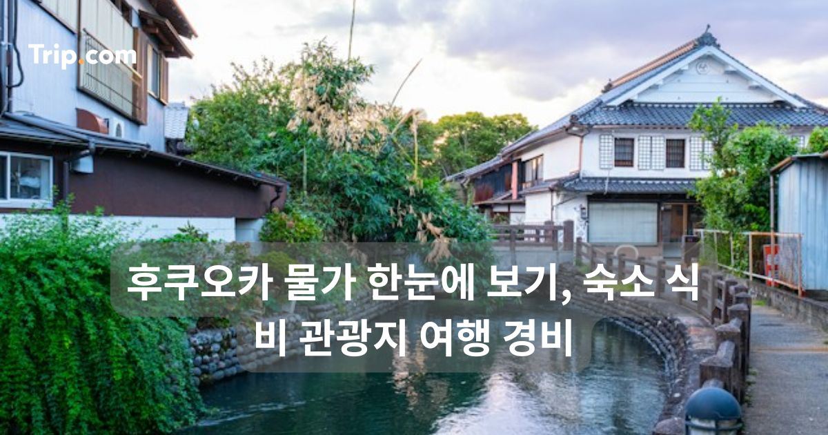 후쿠오카 물가