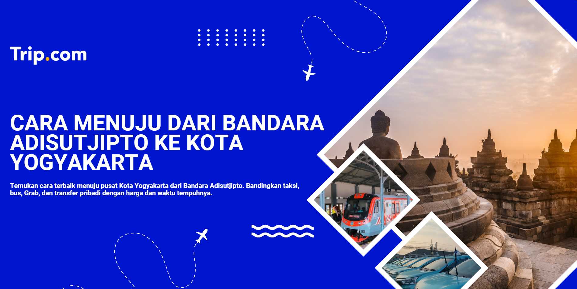 Cara menuju dari Bandara Adisutjipto ke Kota Yogyakarta
