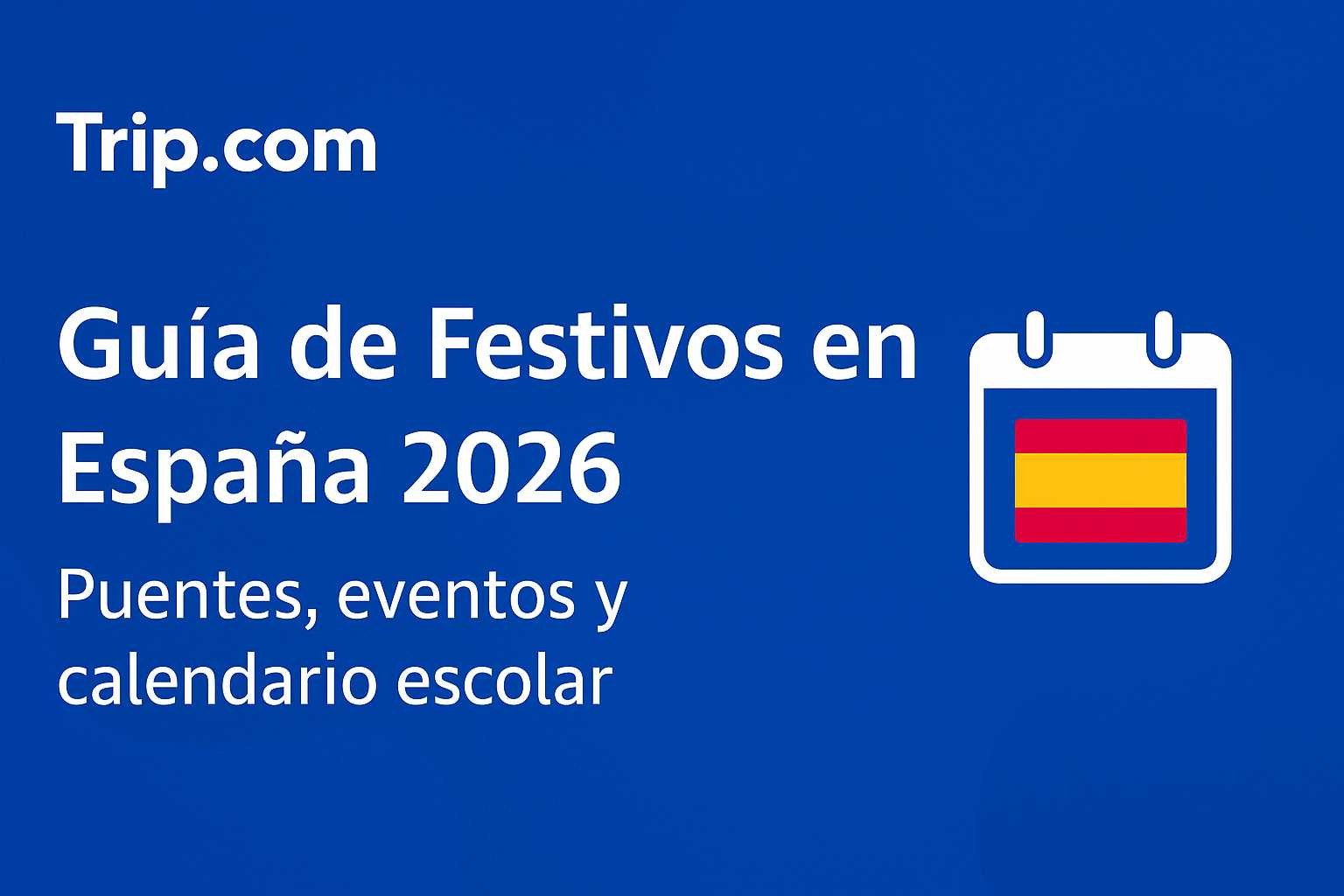 Festivos en España 2026