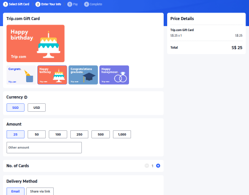 How to Buy a Trip.com Gift Card