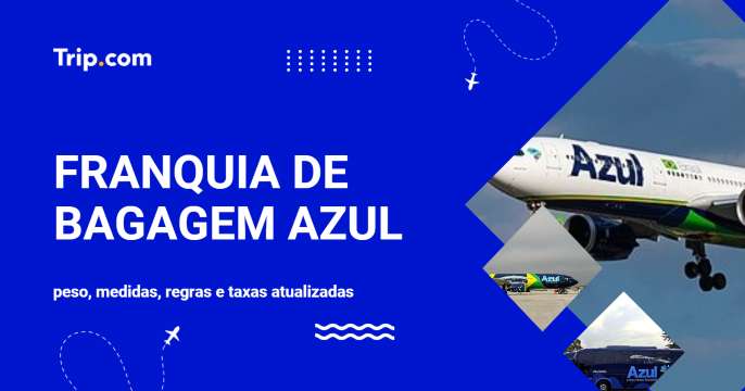 Franquia de bagagem Azul