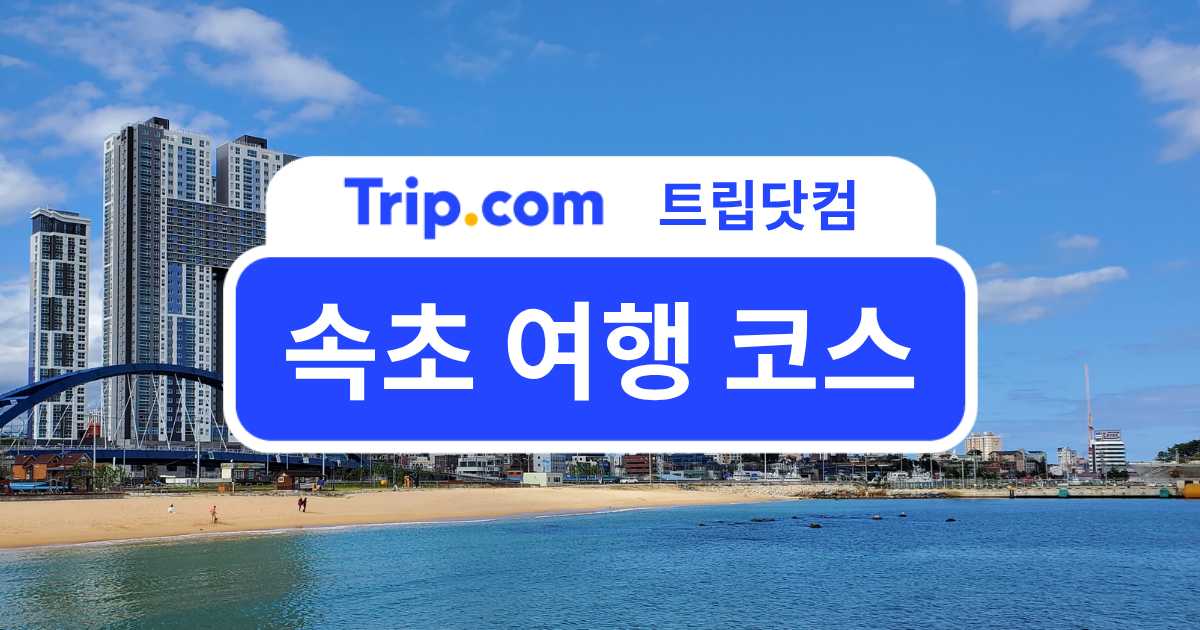 속초 여행 코스 정리, 2박 3일 일정부터 대표 관광지까지👀| 트립닷컴
