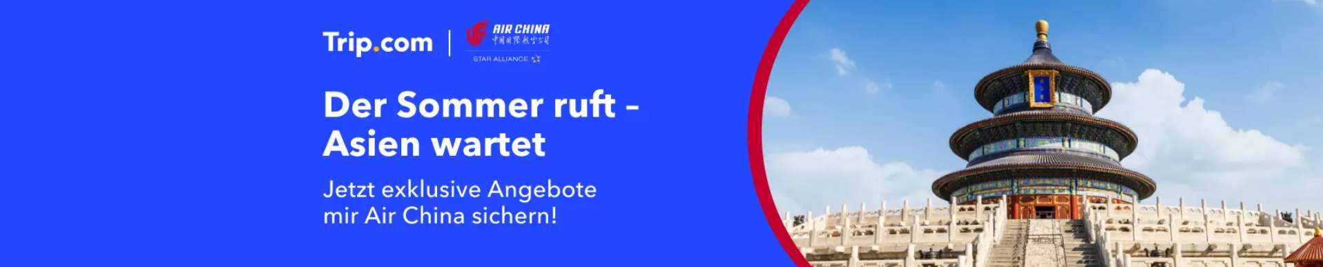 Entdecke Asien mit Air China