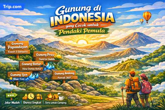 Gunung di Indonesia yang Cocok untuk Pendaki Pemula | Trip.com