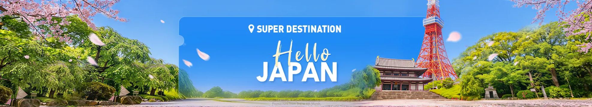 Hello, Japan! Up to 50% OFF