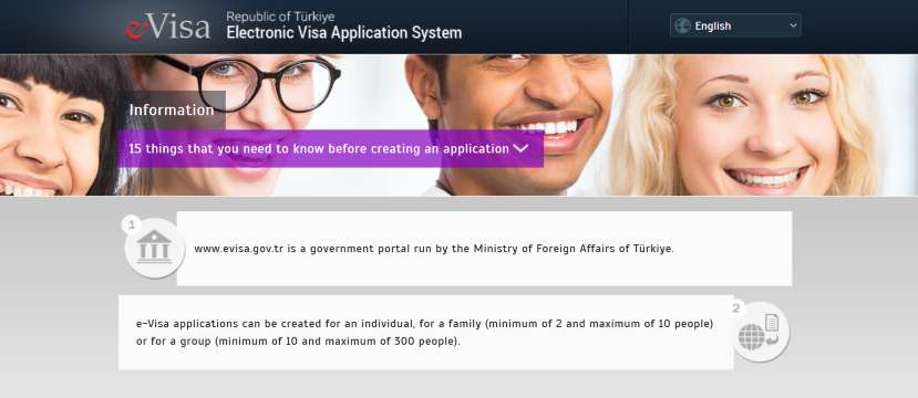 Official Turkey e-Visa system website to apply for your electronic visa online before you travel