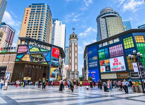 Jiefangbei Pedestrian Street