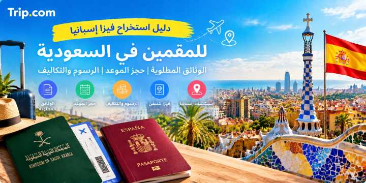 دليل فيزا إسبانيا للمقيمين في السعودية 2026 | الشروط والخطوات | Trip.com