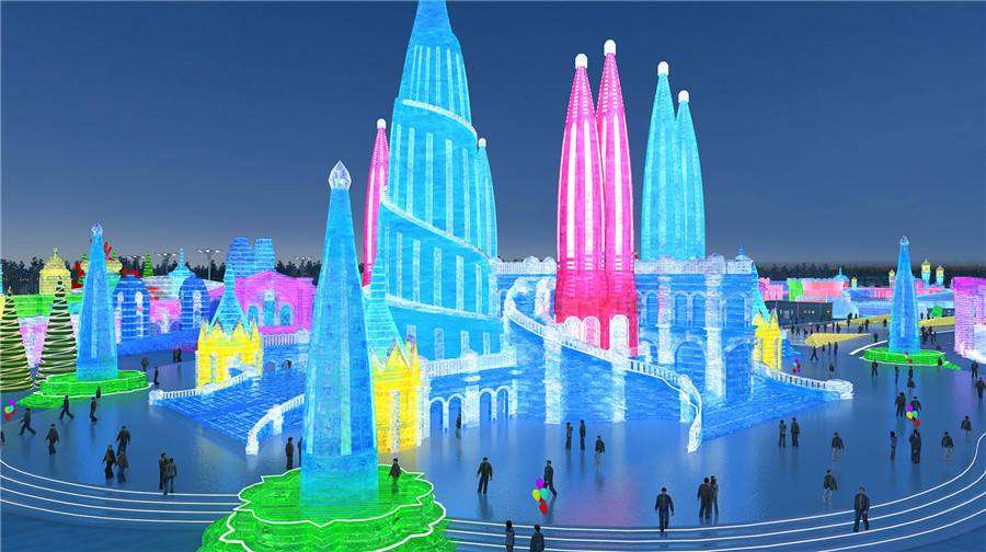 Harbin Ice Festival Sculptures
