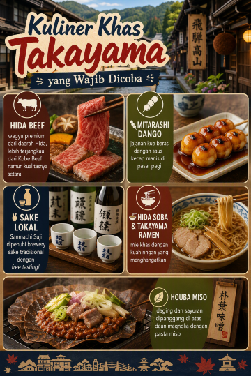 **Kuliner Khas Takayama**