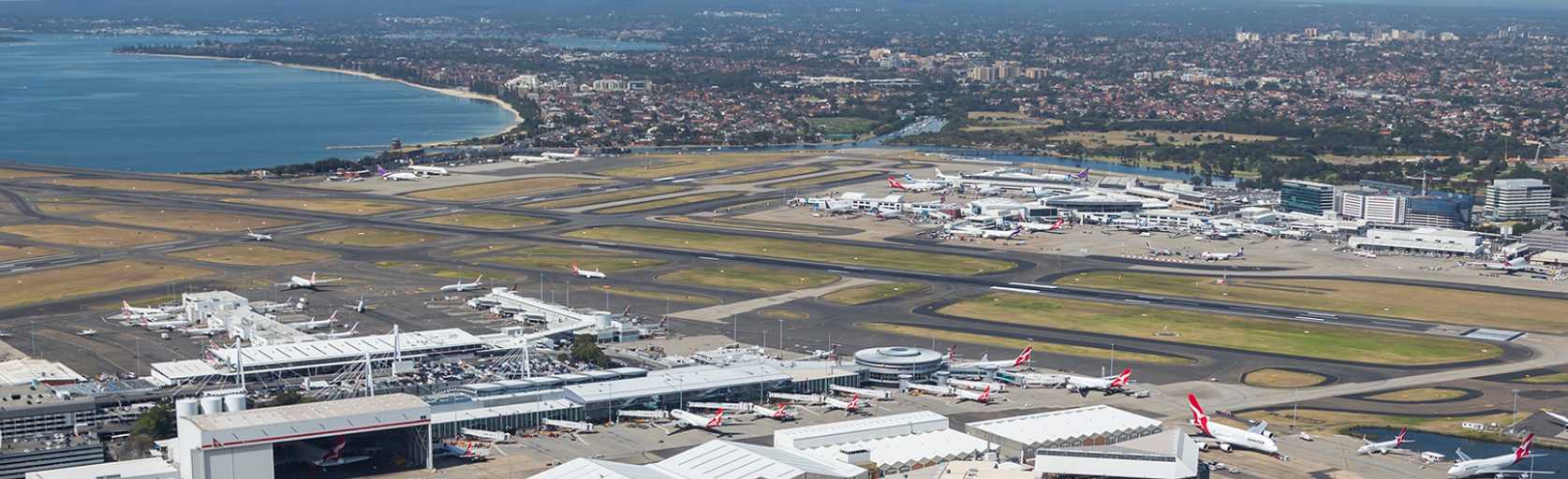 Flying from Sydney to Brisbane: Sydney Airport