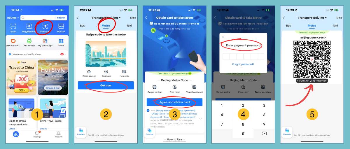 How to use Alipay to pay for Beijing subway