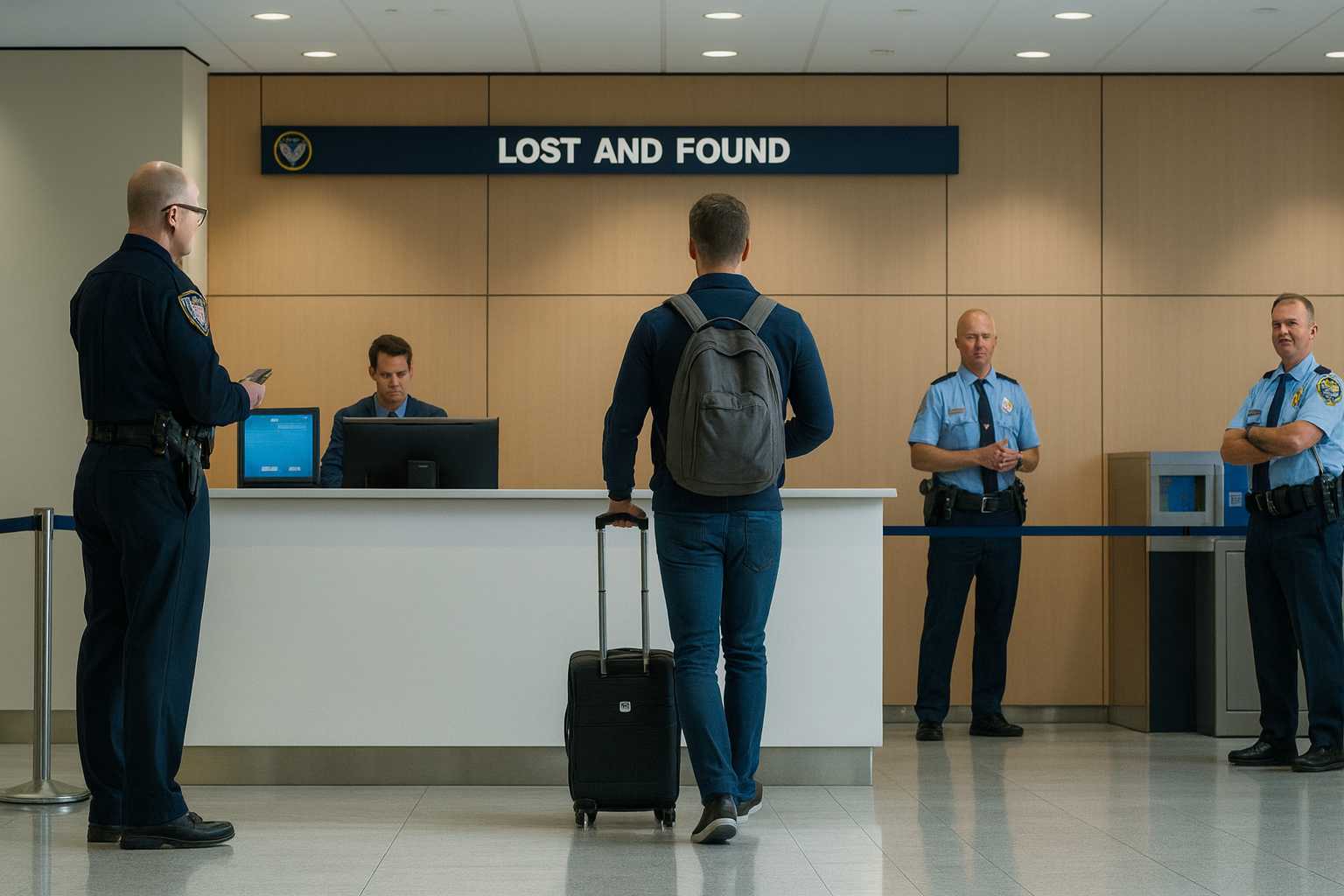 Laporkan ke Lost and Found Bandara