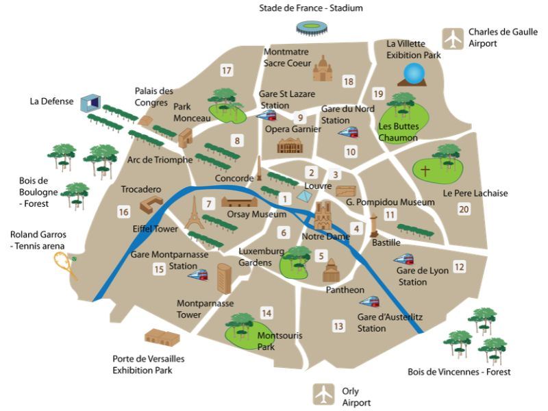 Paris Map
