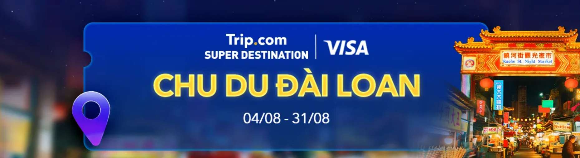 Trip.com Mã ưu đãi VN: Chu du Đài Loan