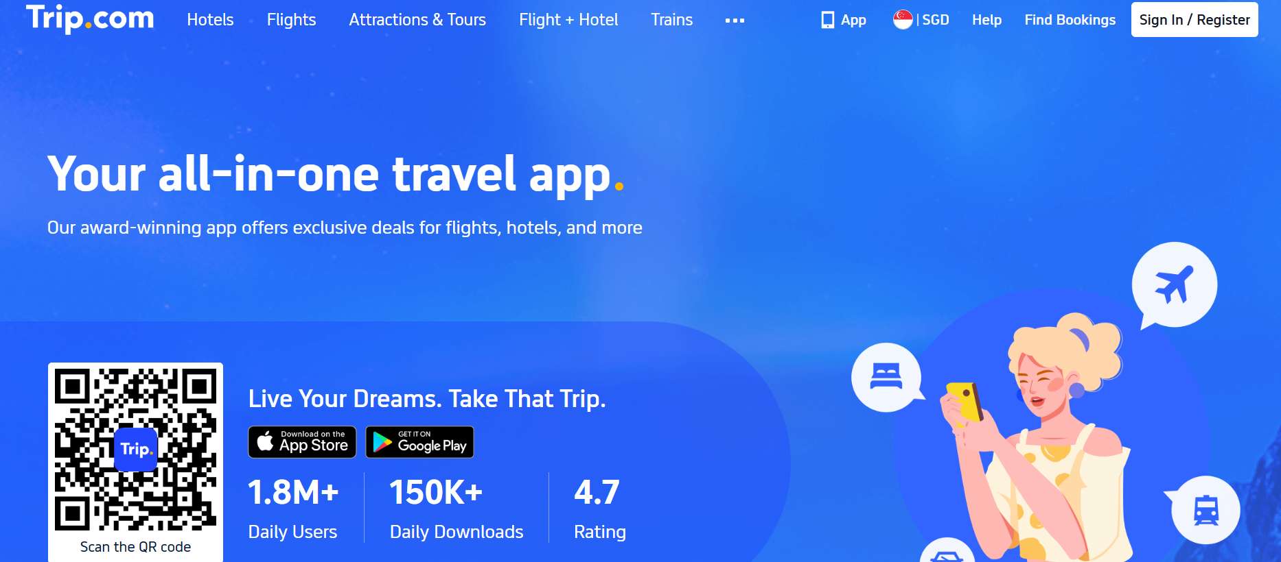 Download Trip.com App