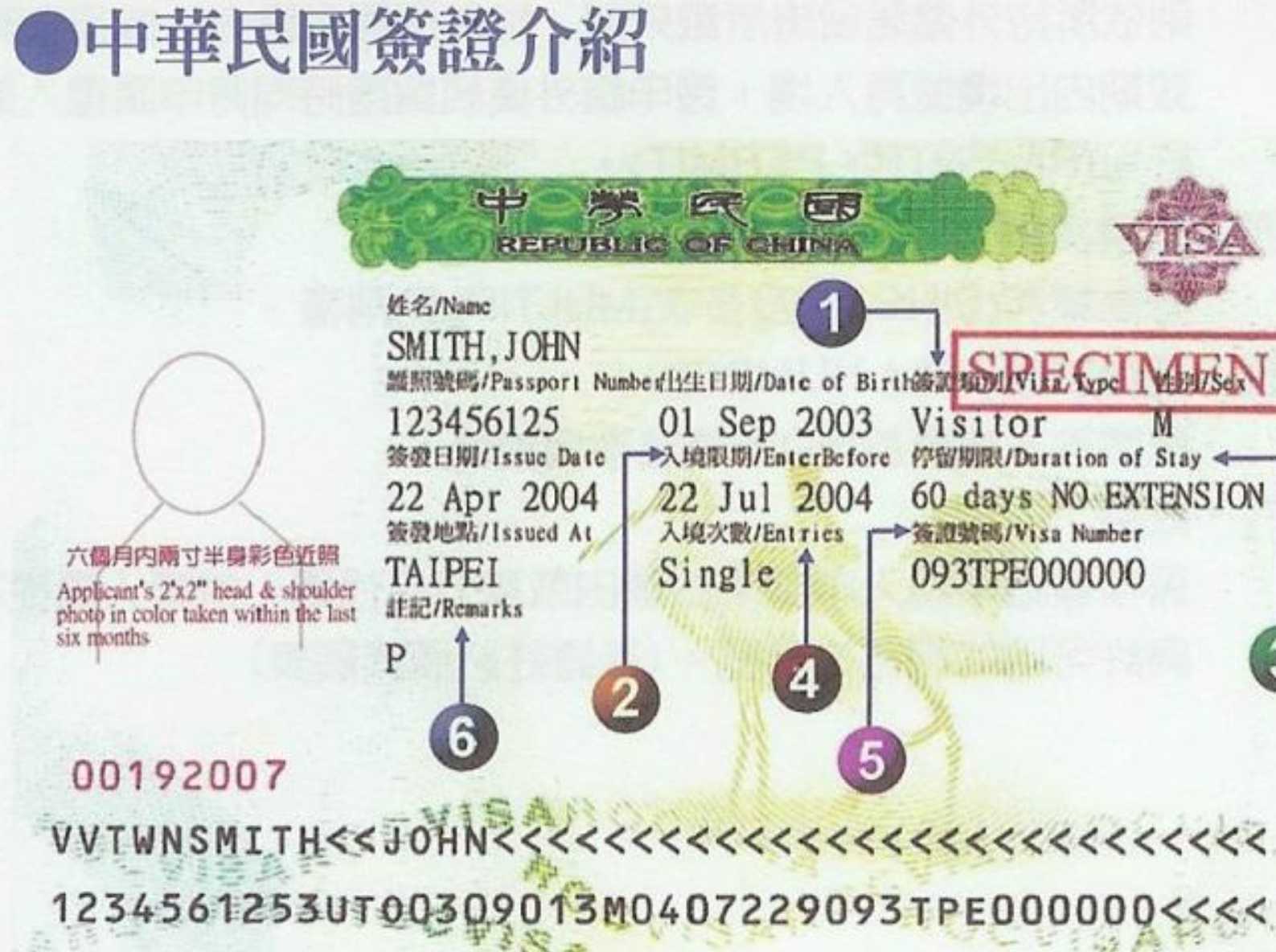How to apply for Taiwan Visa steps 3