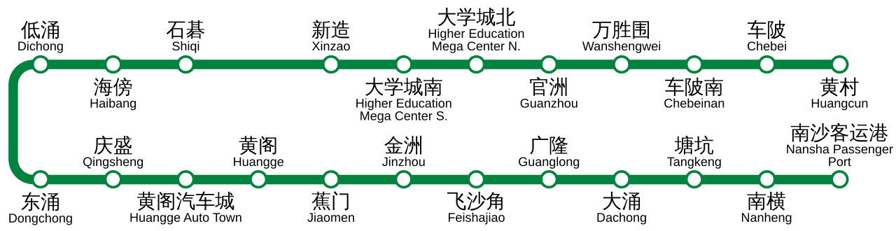 Guangzhou Metro Map | Line 4